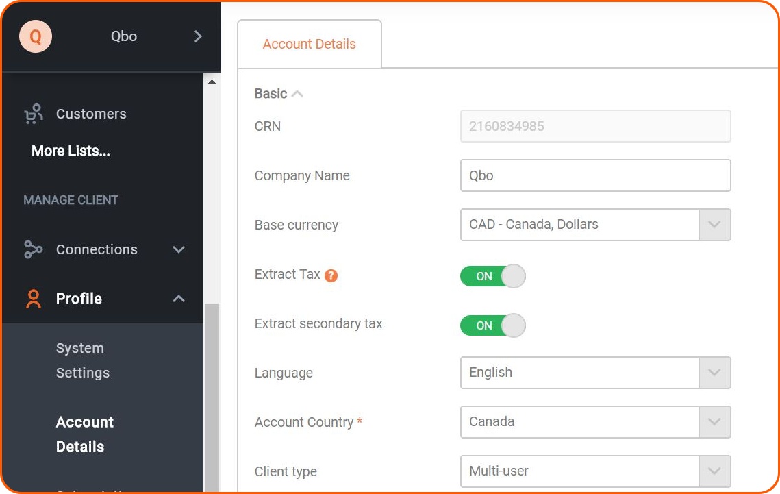 Secondary Tax Extraction For Canadian QuickBooks Online Users Dext